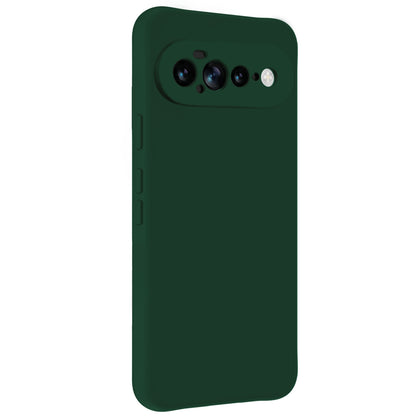 Google Pixel 11 Pro XL Hoesje Siliconen Backcover Lichtgewicht - Donkergroen