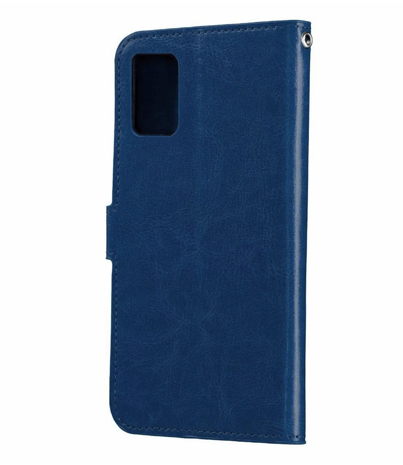 Samsung A51 Hoesje Book Case Kunstleer - Donkerblauw