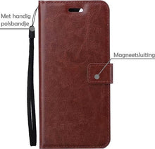 OnePlus Nord 2 Hoesje Bookcase Cover met Kaarthouder - Bruin