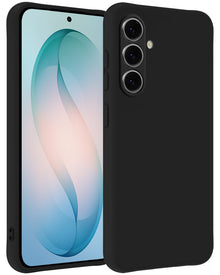 Samsung S26 Hoesje Siliconen Backcover Lichtgewicht - Zwart