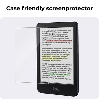 Kobo Clara Colour Screenprotector Tempered Glass