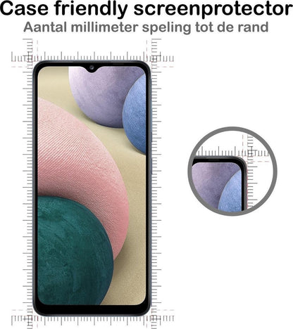 Samsung A12 Screenprotector Gehard Glas - Full Screen