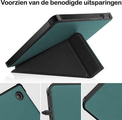 Kobo Libra 2 Trifold Hoesje - Donkergroen