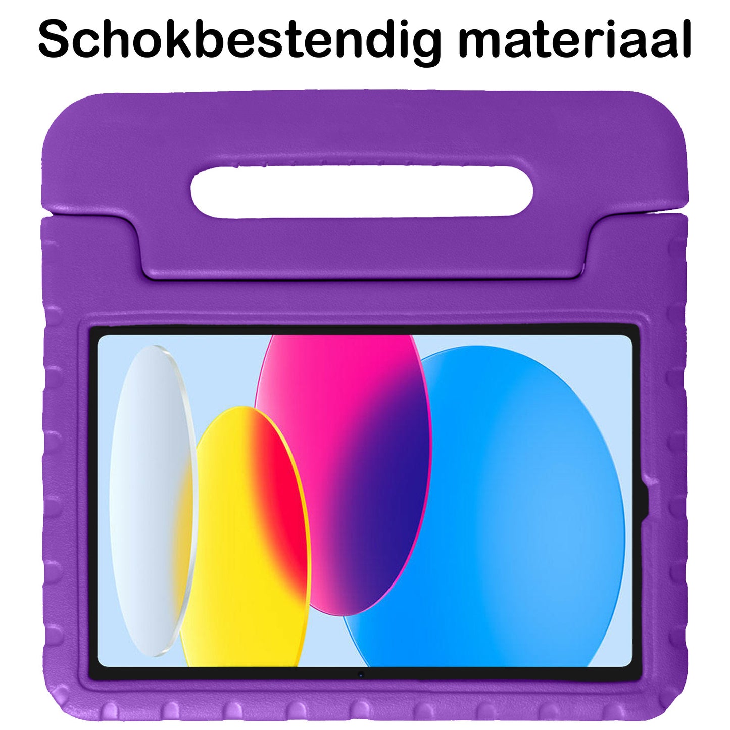 iPad 2022 Hoesje Kids Cover Bumper - Paars