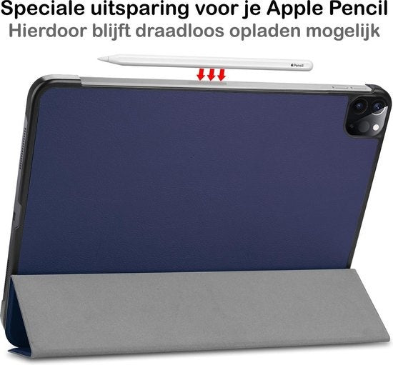 iPad Pro 2020 (11 inch) Hoesje Book Case - Donkerblauw