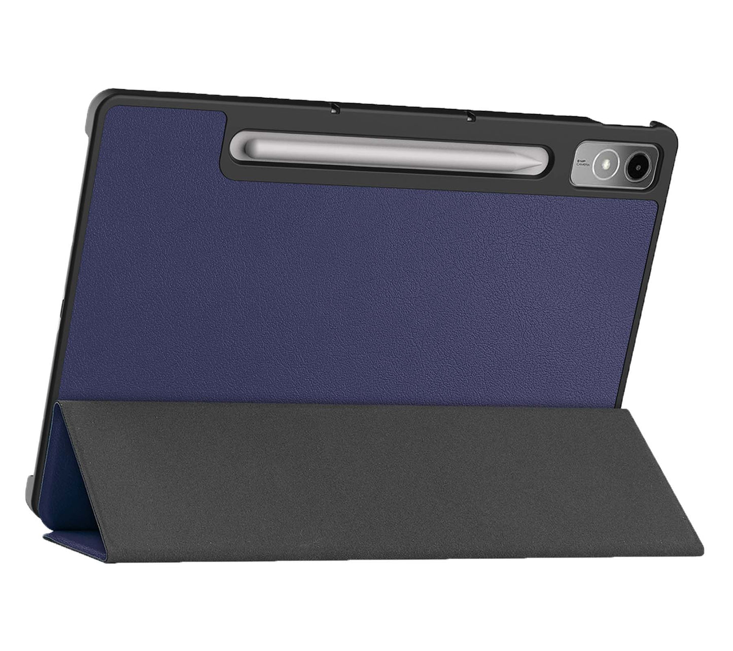 Lenovo Tab P12 Hoesje Book Case Met Lenovo Pen Uitsparing - Donkerblauw