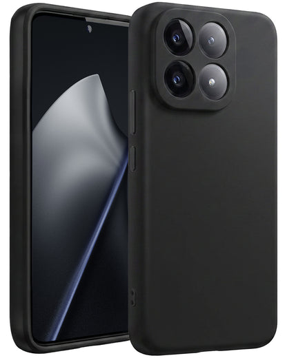 Xiaomi 15T Hoesje Siliconen Backcover Lichtgewicht - Zwart