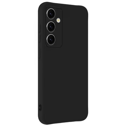 Samsung S25 Hoesje Siliconen Backcover Lichtgewicht - Zwart