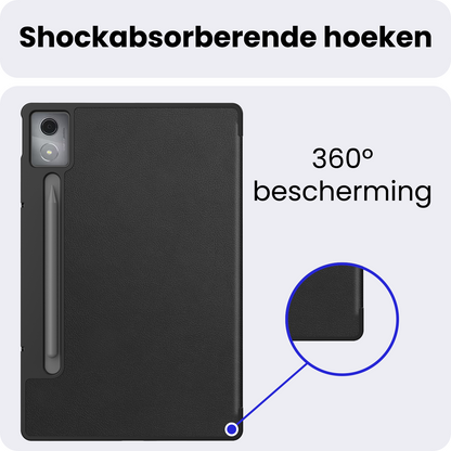 Lenovo Idea Tab Pro Trifold Bookcase Hoes - Zwart