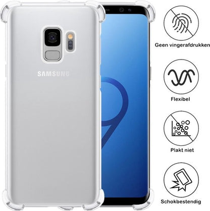 Samsung S9 Hoesje Shockproof Backcover Siliconen - Transparant