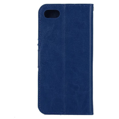 iPhone SE 2022 Hoesje Bookcase Cover met Kaarthouder - Donkerblauw