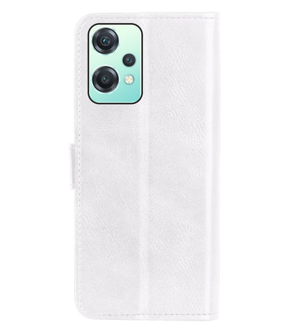 OnePlus Nord CE 2 Lite Hoesje Bookcase Cover met Kaarthouder - Wit