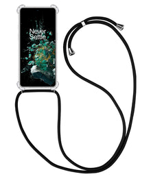 OnePlus 10T Hoesje met Koord Backcover Shockproof - Transparant