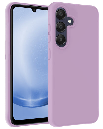 Samsung A25 Hoesje Siliconen Backcover Lichtgewicht - Lila