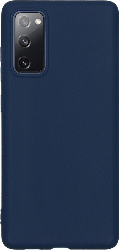 Samsung A41 Hoesje Siliconen - Donkerblauw