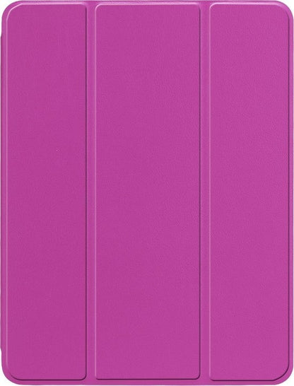 iPad 2018 Trifold Bookcase Hoes - Paars