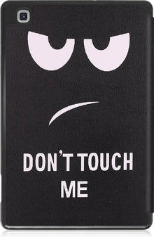 Samsung Galaxy Tab S6 Lite Trifold Bookcase Hoes met Penhouder voor S Pen - Don't Touch Me