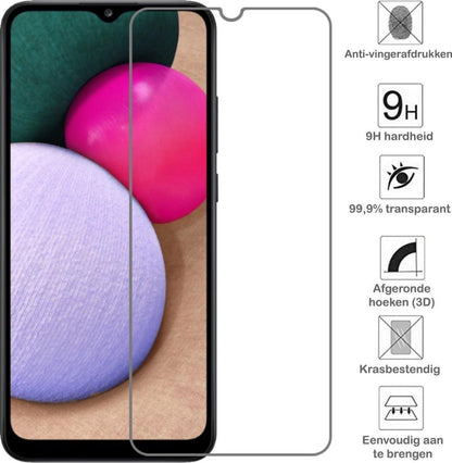Samsung A02s Screenprotector Gehard Glas - Anti-kras