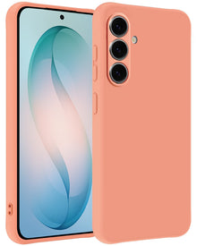 Samsung S26 Plus Hoesje Siliconen Backcover Lichtgewicht - Perzik