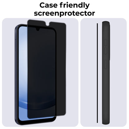 Samsung A25 Screenprotector Gehard Glas - Privacy