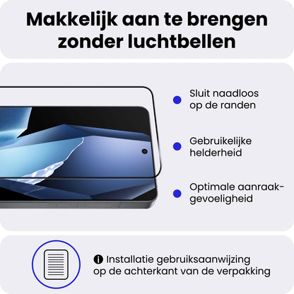 OnePlus 13R Screenprotector Gehard Glas - Full Screen