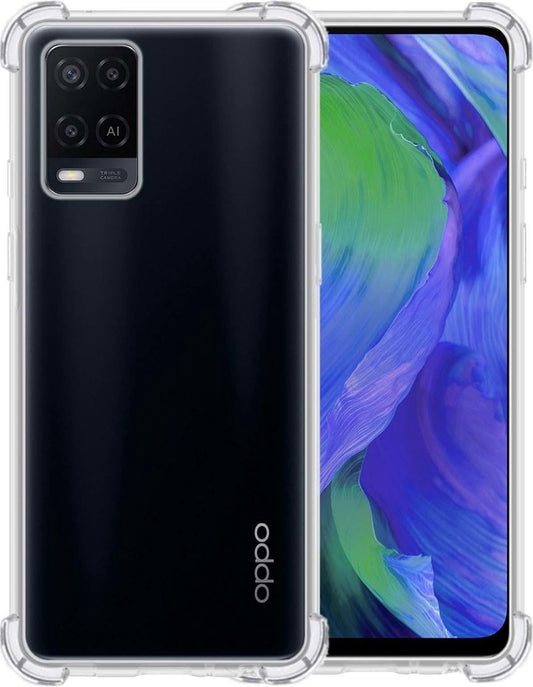 OPPO A54 Hoesje Shock Proof Siliconen - Transparant