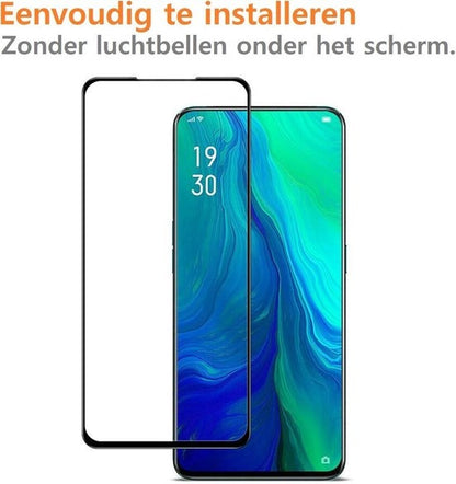 OPPO Reno 2Z Screenprotector Gehard Glas - Full Screen