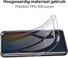 Samsung A70 Hoesje Siliconen Backcover Lichtgewicht - Transparant