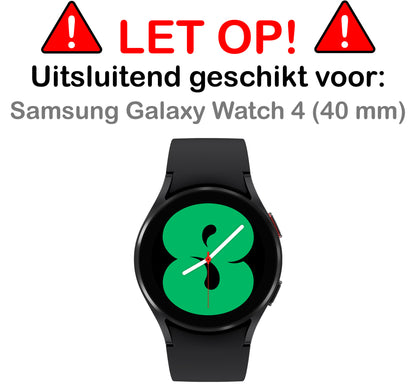 Samsung Galaxy Watch 4 40mm Screenprotector Gehard Glas - Anti-kras