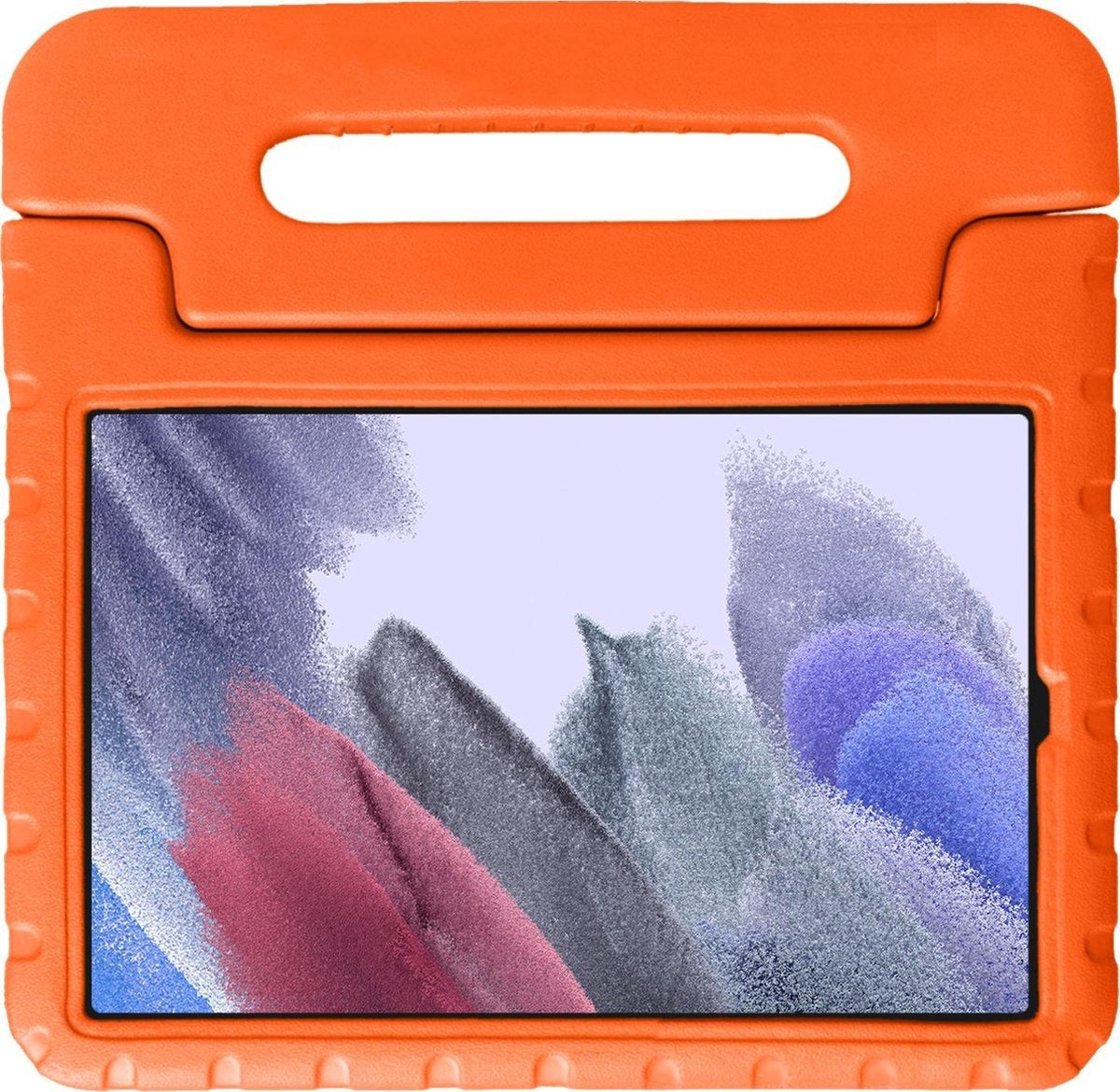 Samsung Galaxy Tab A7 Lite Hoesje Kids Cover Bumper - Oranje