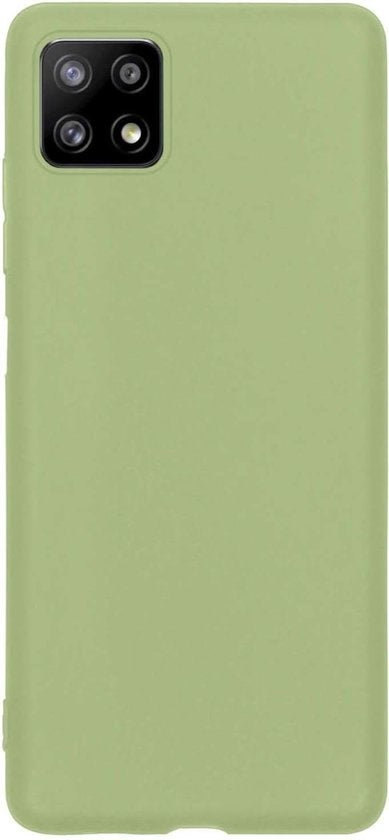 Samsung A22 5G Hoesje Siliconen Backcover Lichtgewicht - Groen
