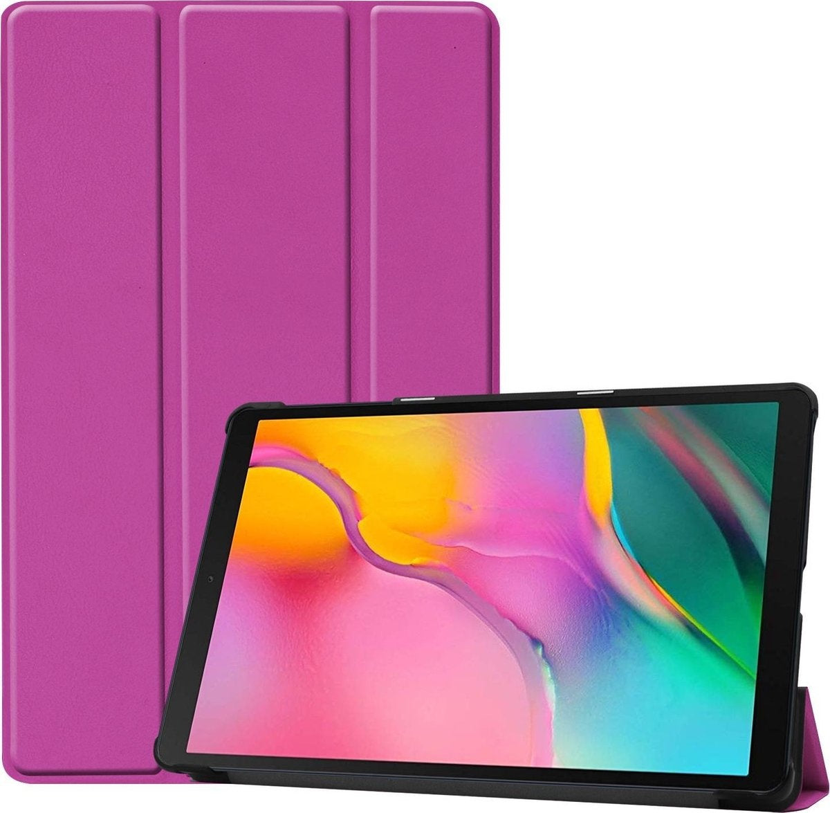 Samsung Galaxy Tab A 10.1 2019 Hoesje Book Case - Paars