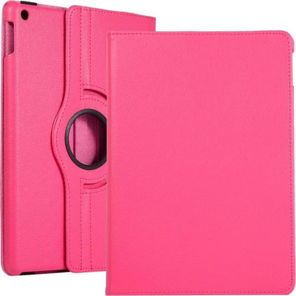 iPad 10.2 2019/2020 Trifold Bookcase Hoes 360 Graden Draaibaar - Donkerroze