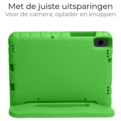 Samsung Galaxy Tab A9 Hoesje Kids Cover Bumper - Groen