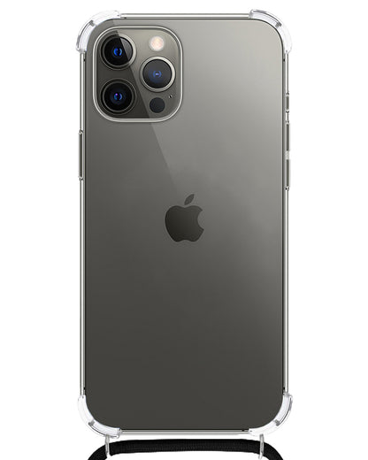 iPhone 11 Pro Hoesje met Koord Siliconen - Transparant