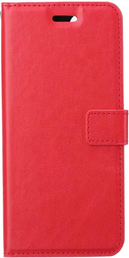 Samsung A72 5G Hoesje Book Case Kunstleer - Rood