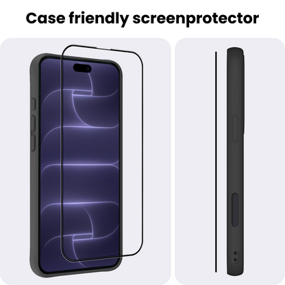 iPhone 18 Pro Screenprotector Gehard Glas met Installatieframe