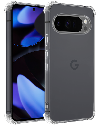 Google Pixel 10 Pro Hoesje Shockproof Backcover Siliconen - Transparant