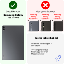 Samsung Galaxy Tab S11 Ultra Screenprotector Gehard Glas - Anti-kras