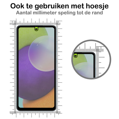 Samsung A52 Screenprotector Gehard Glas - Privacy