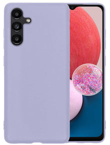 Samsung A13 5G Hoesje Siliconen Backcover Lichtgewicht - Lila