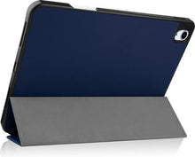 iPad Air 2020 Trifold Bookcase Hoes met Penhouder voor Apple Pen - Donkerblauw