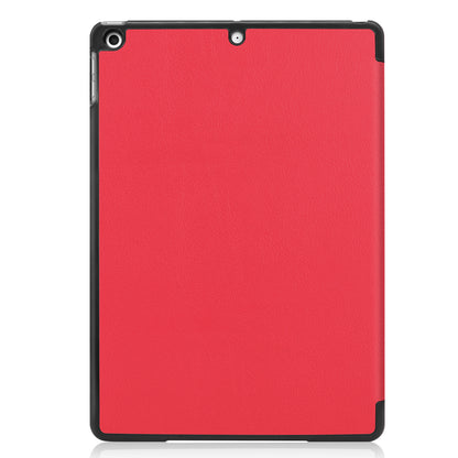iPad 10.2 2021 Trifold Bookcase Hoes - Rood
