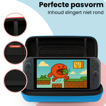 Nintendo Switch 2 Hard Cover Hoes met Spellen ruimte - Blauw