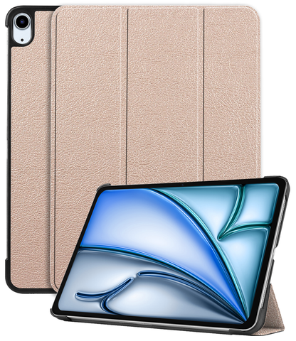 iPad Air 2024 / 2025 (11 inch) Trifold Bookcase Hoes - Goud